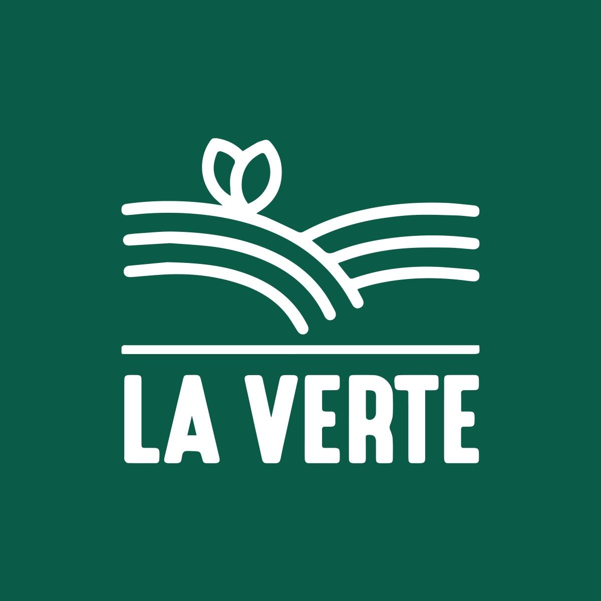 LA VERTE offers online healthy food delivery it's logo includes green background and the word LA VERTE