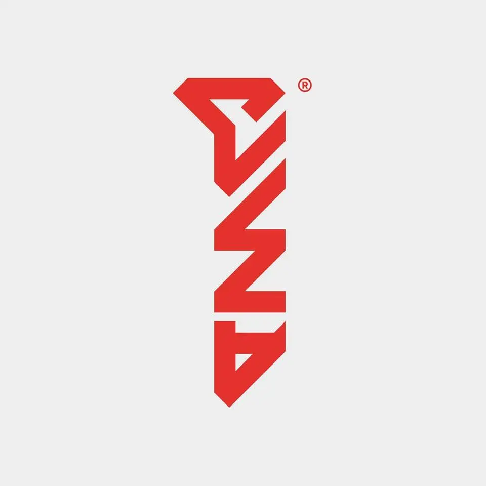 A contracting company EMA name in horizontal position with a red color with white background -